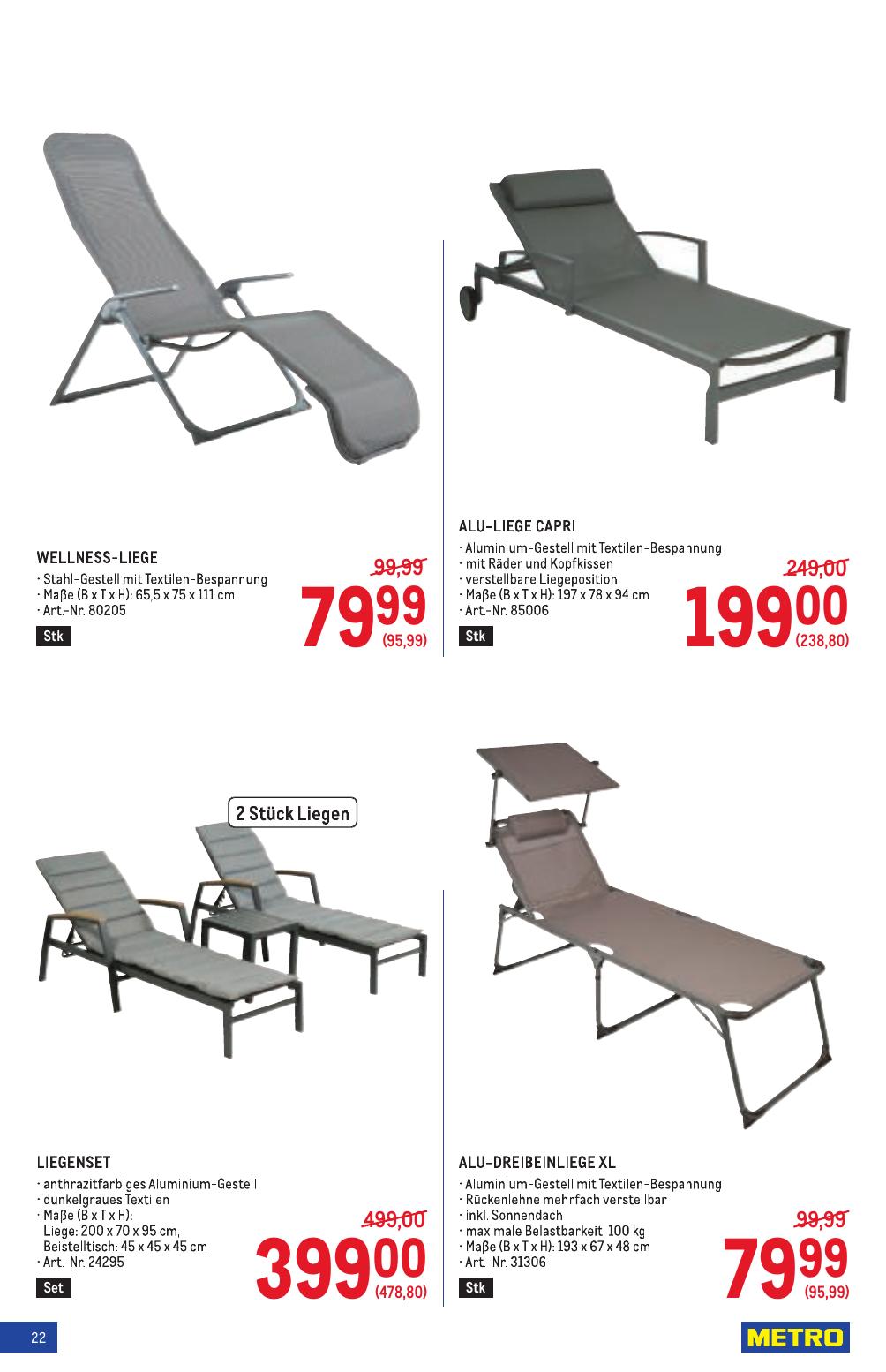 Metro Spezial flyer page