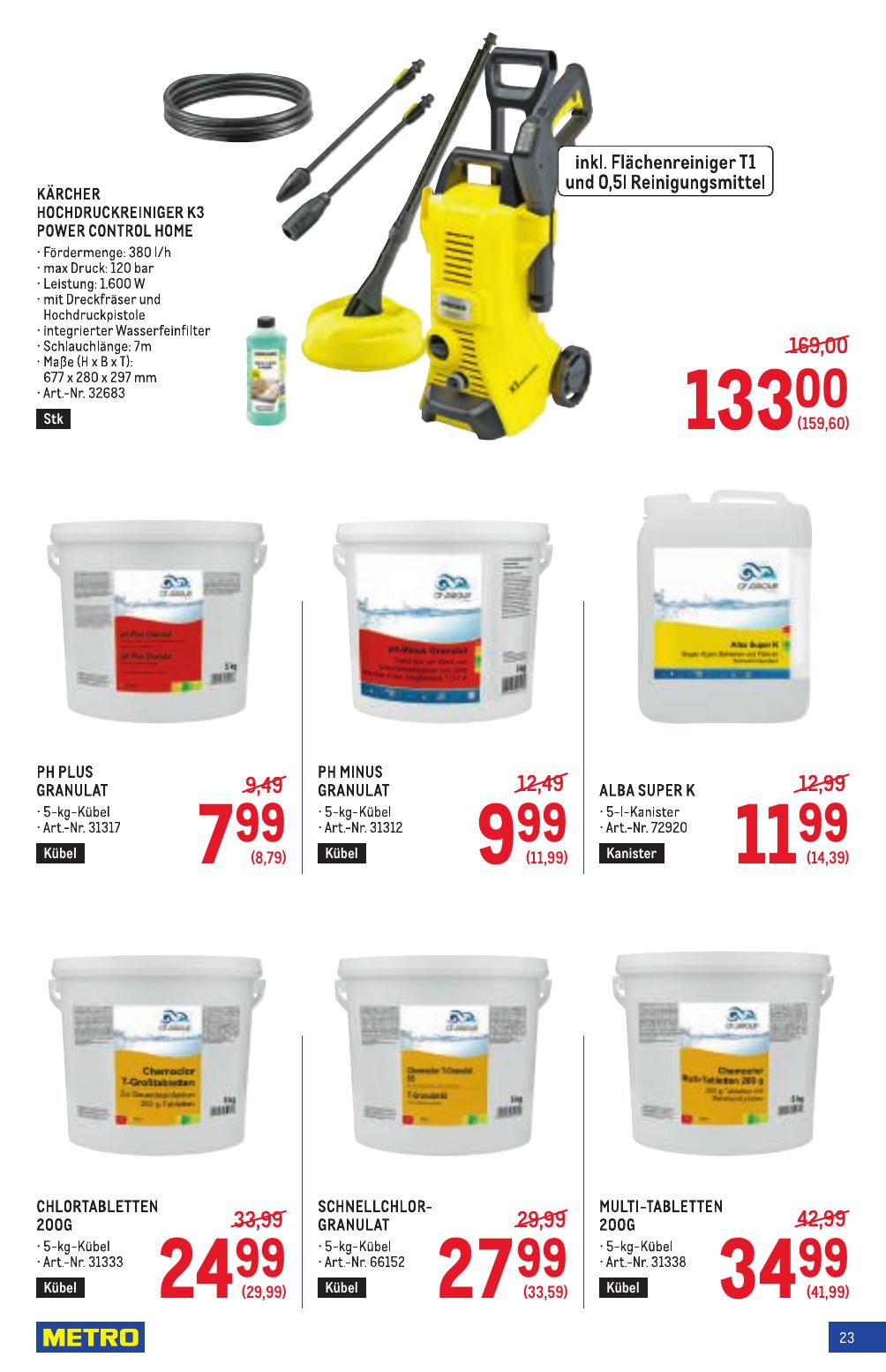 Metro Spezial flyer page