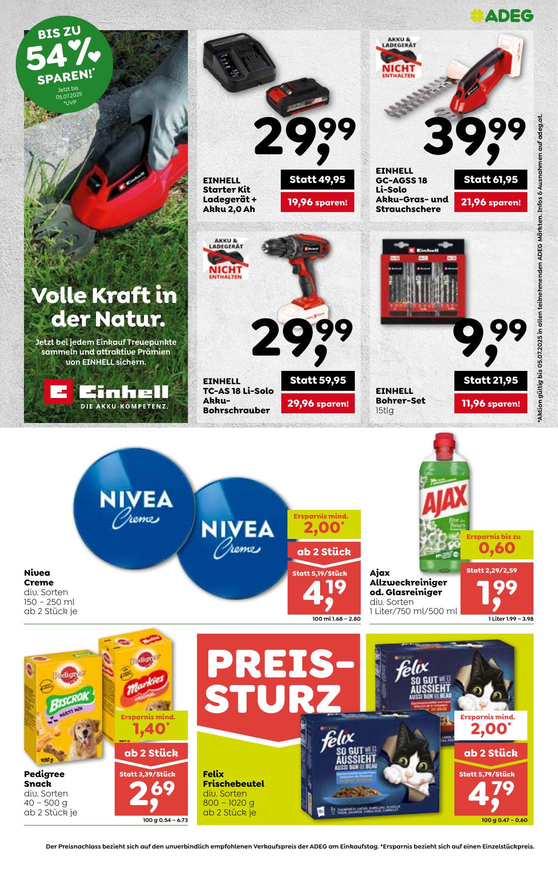 Adeg flyer page