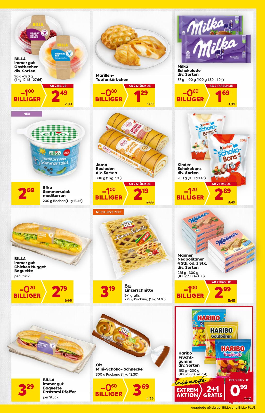 Billa flyer page