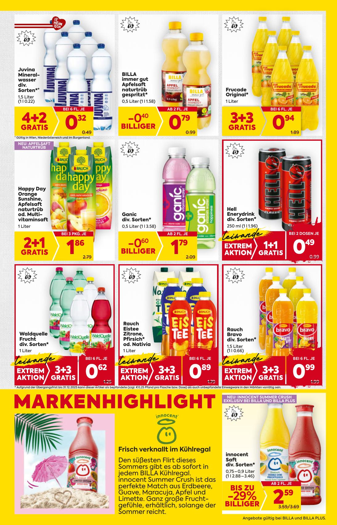 Billa flyer page