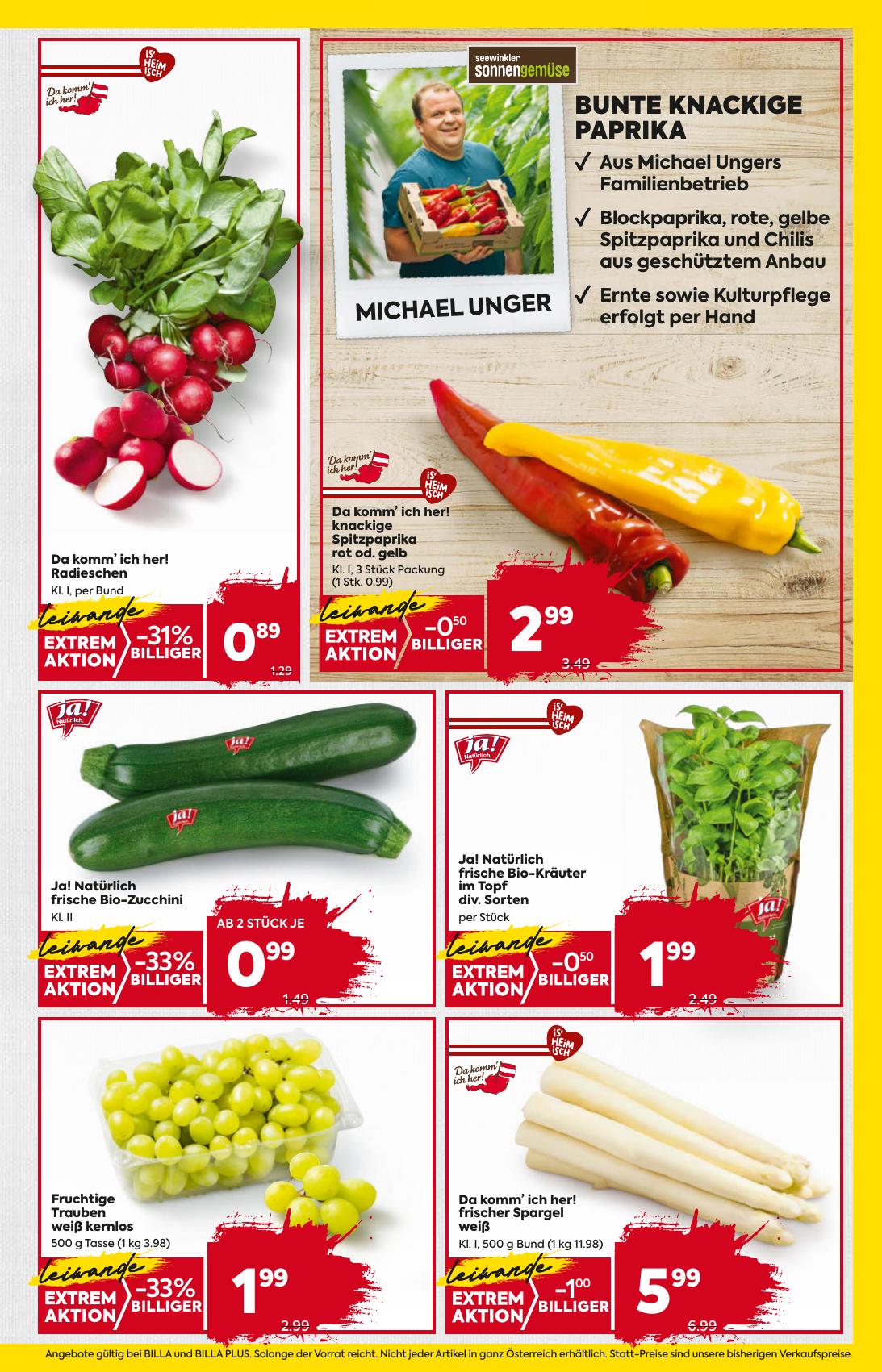 Billa flyer page