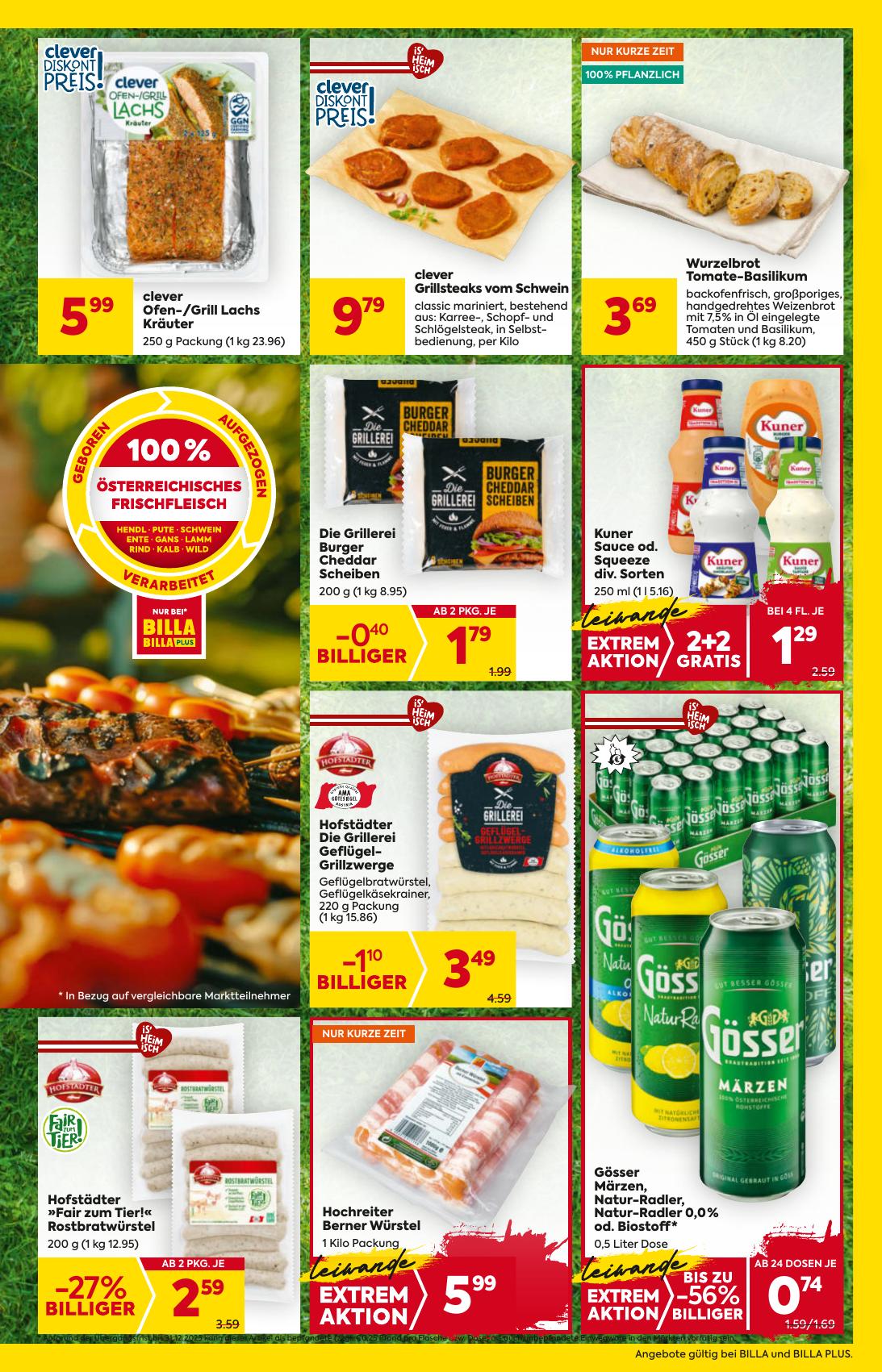 Billa flyer page