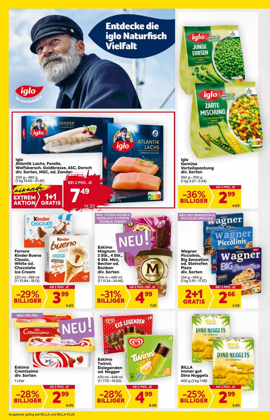 Billa flyer page