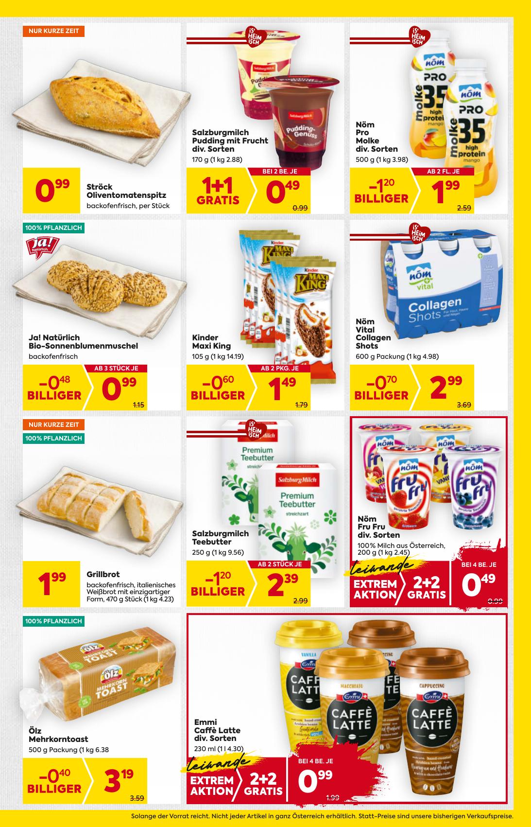 Billa flyer page
