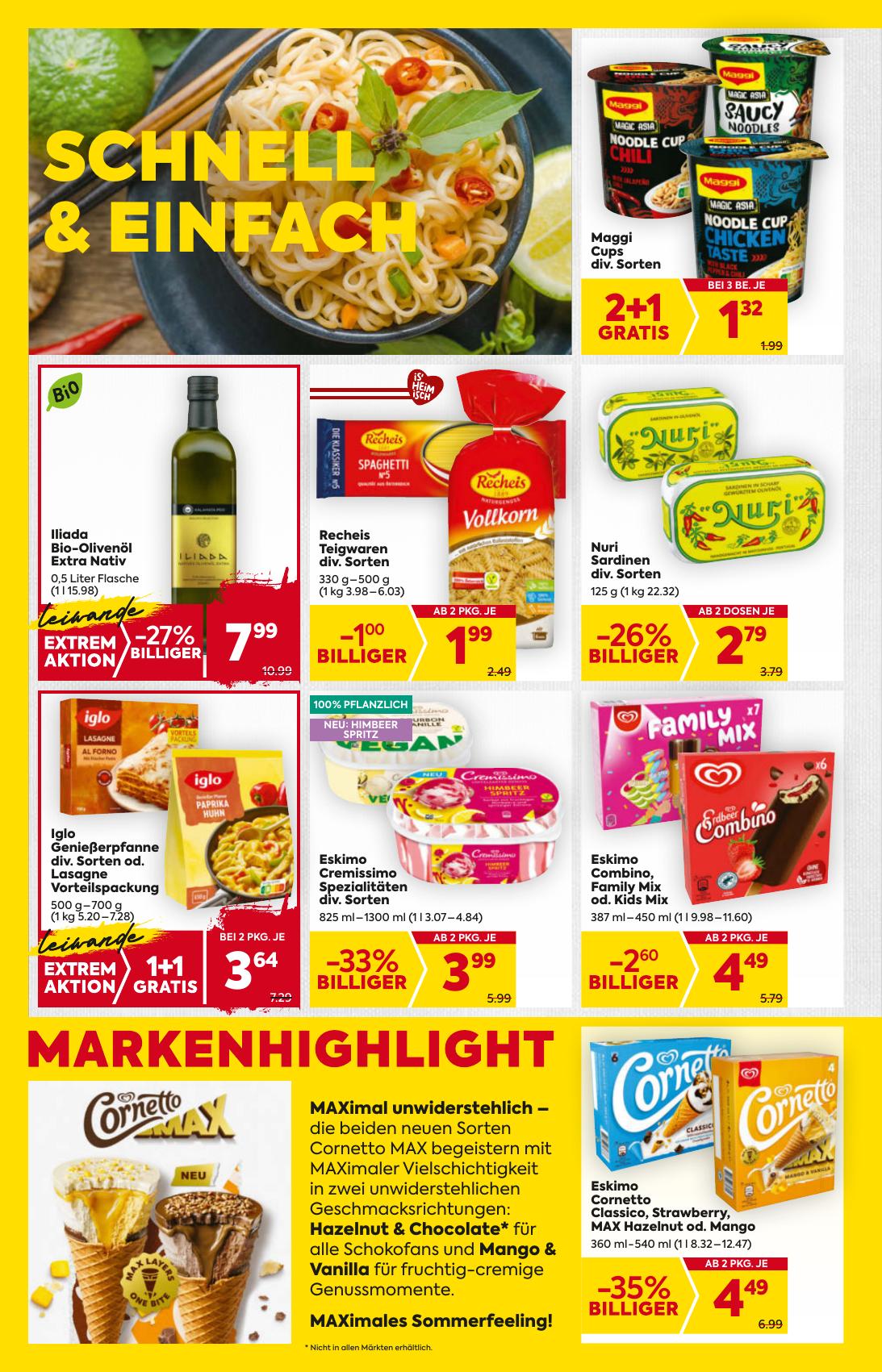 Billa flyer page