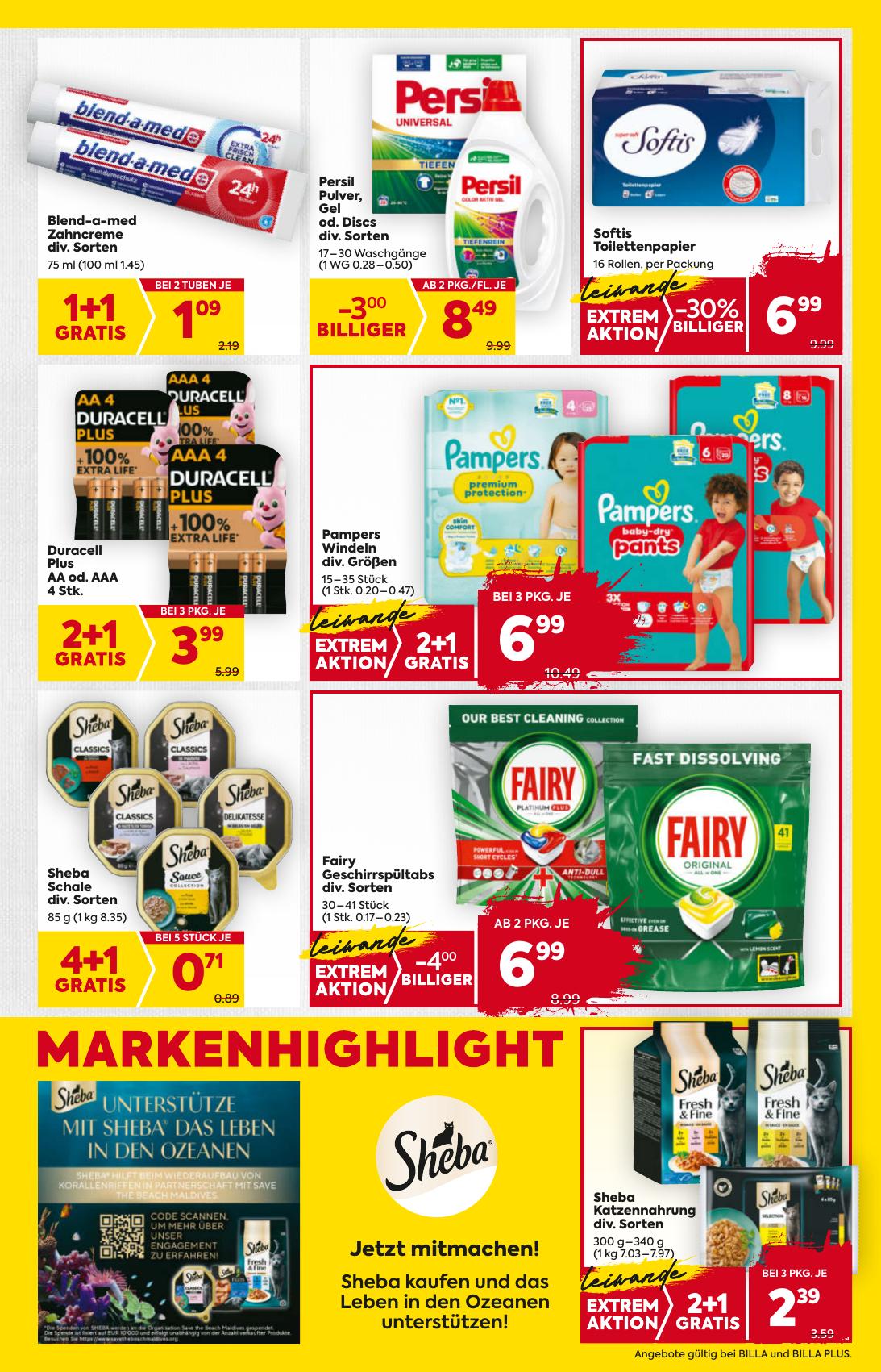 Billa flyer page