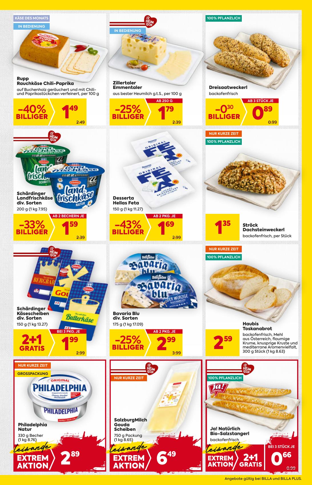 Billa flyer page