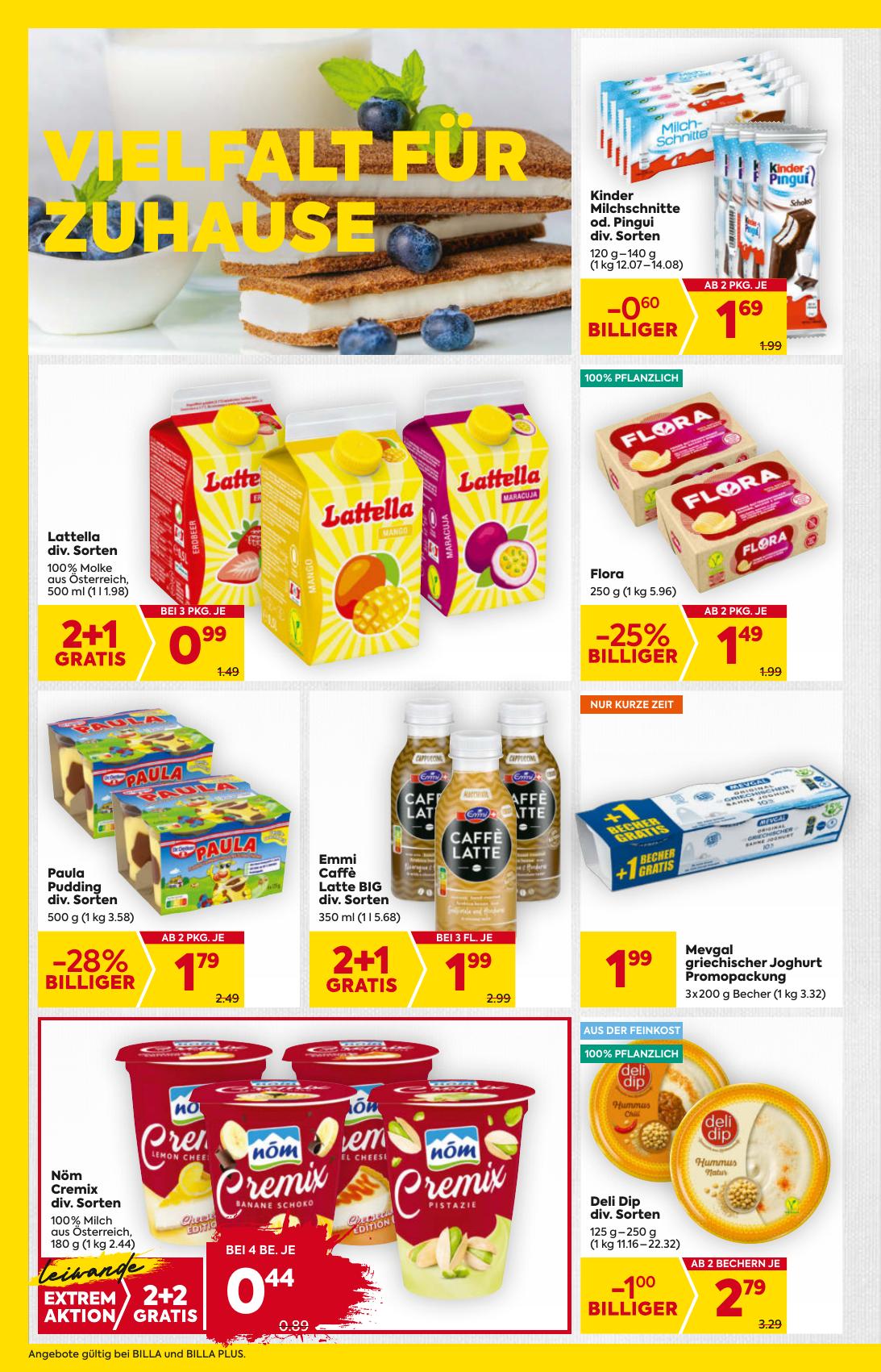 Billa flyer page