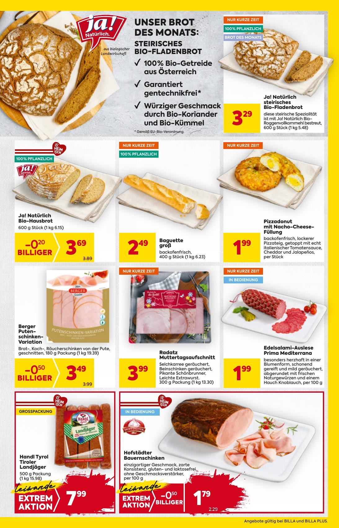Billa flyer page