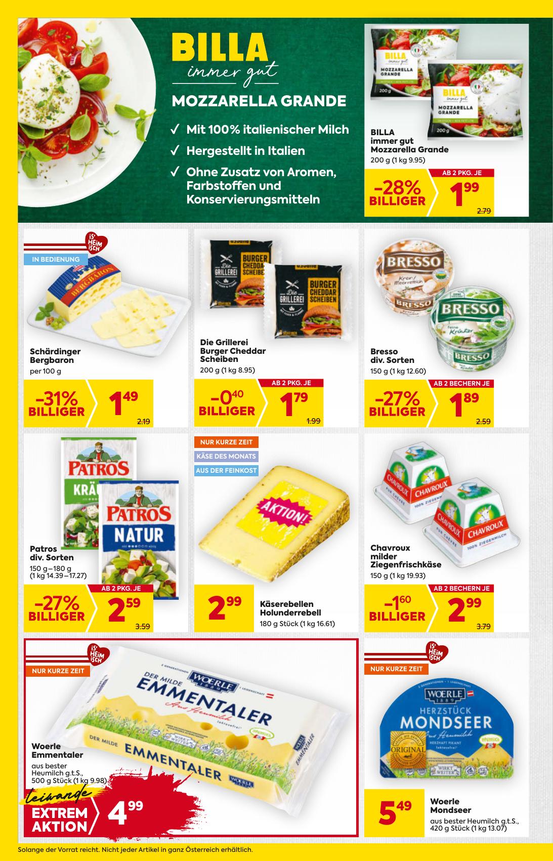 Billa flyer page