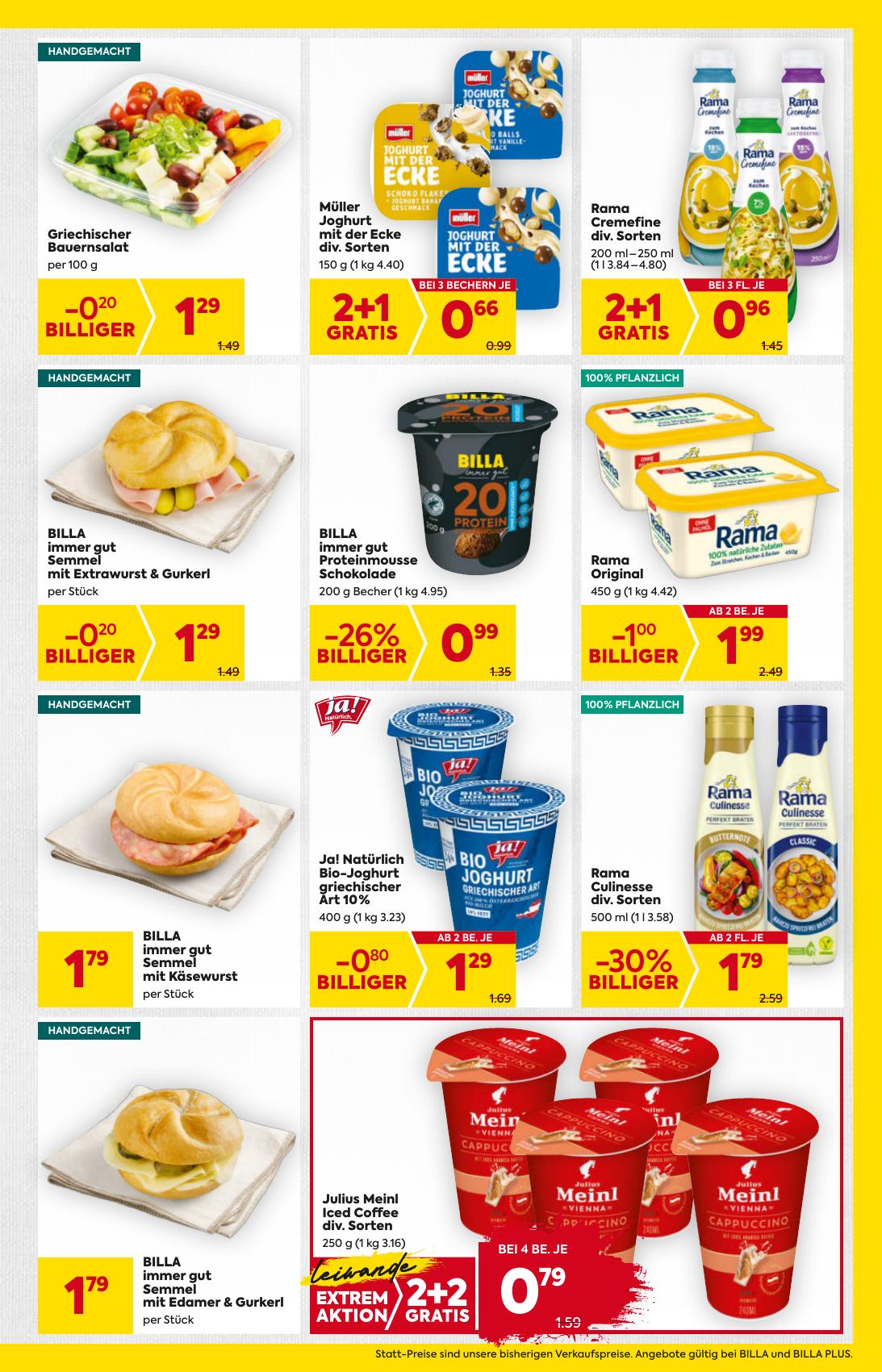Billa flyer page
