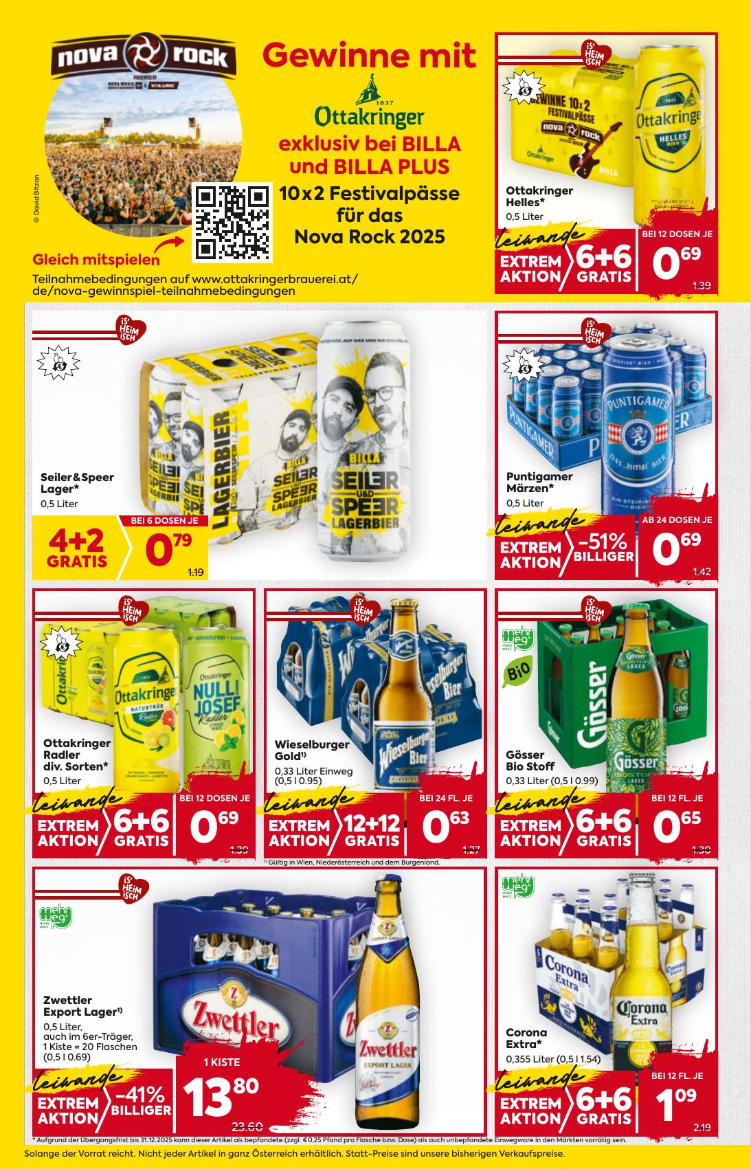 Billa flyer page