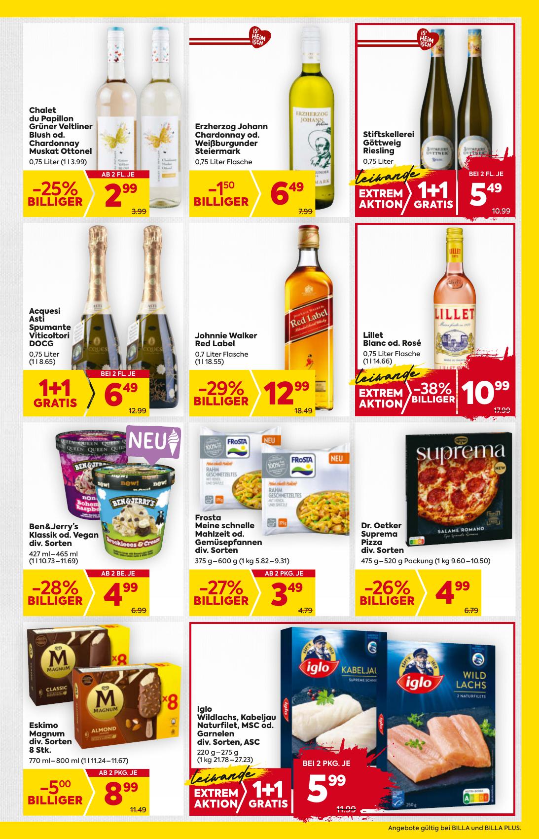 Billa flyer page