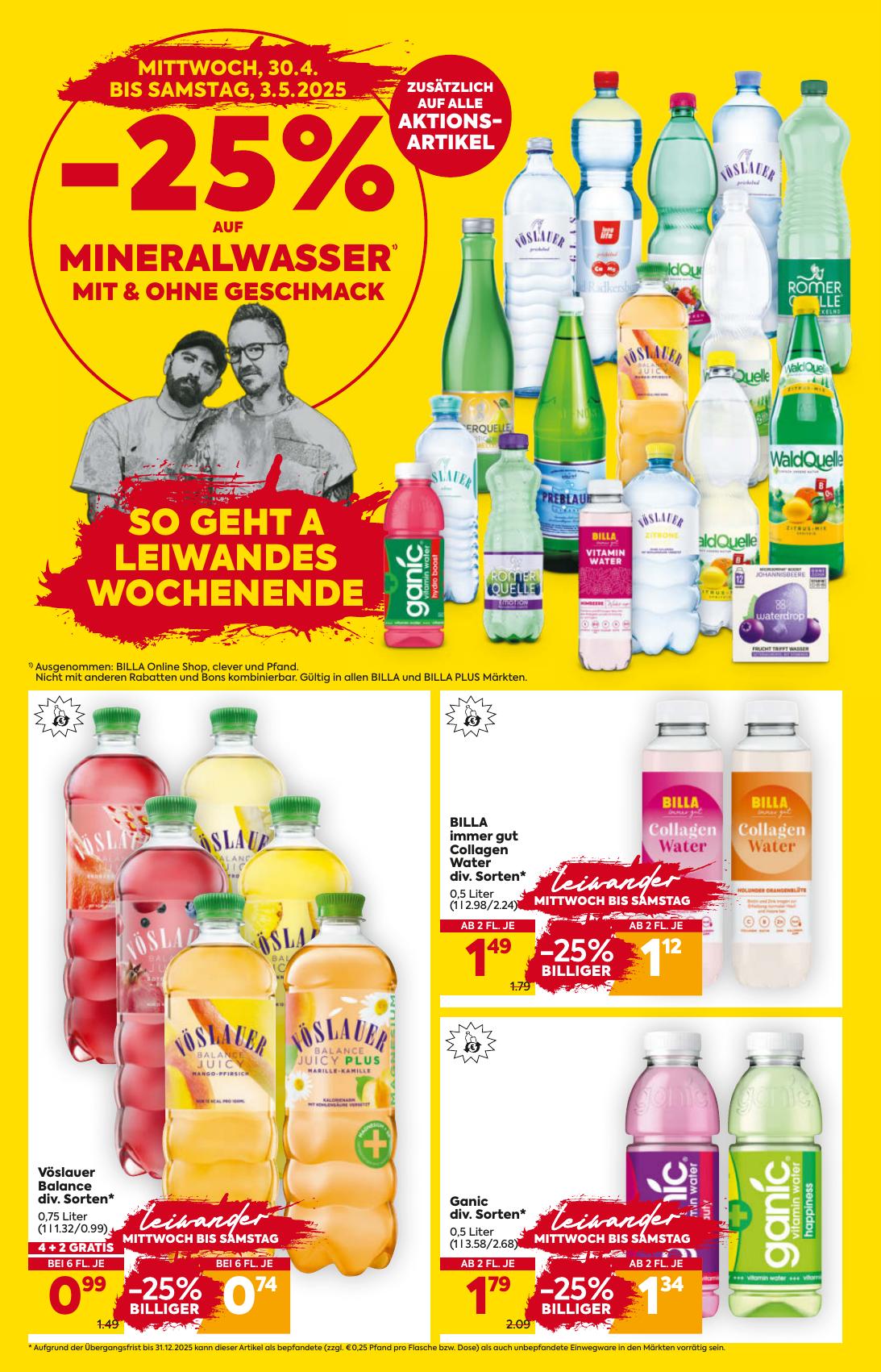 Billa flyer page