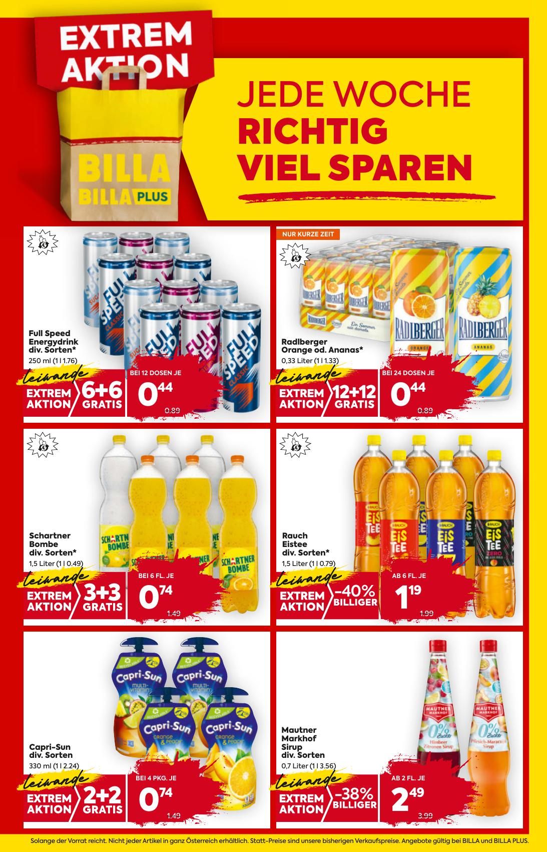 Billa flyer page