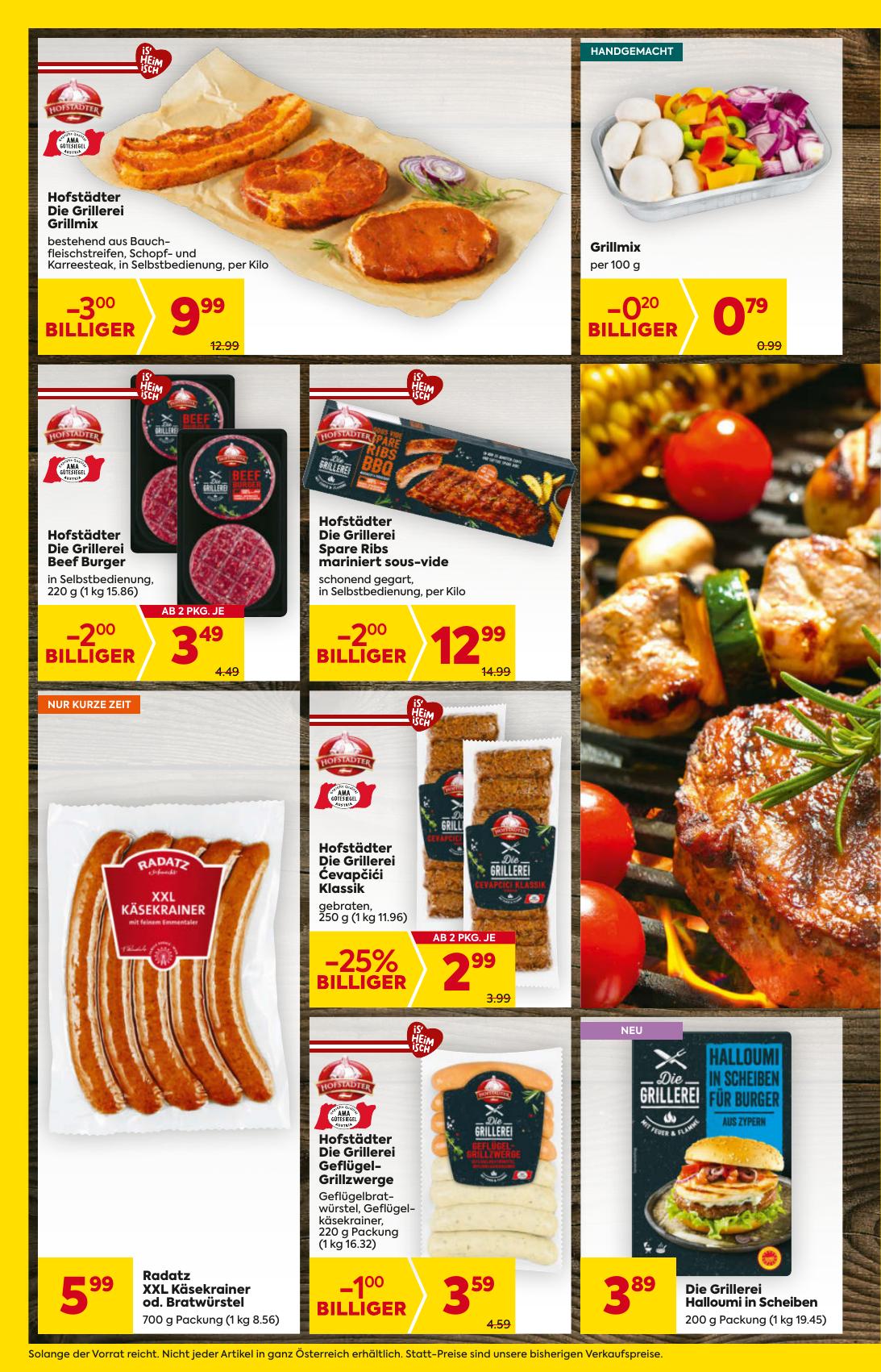 Billa flyer page