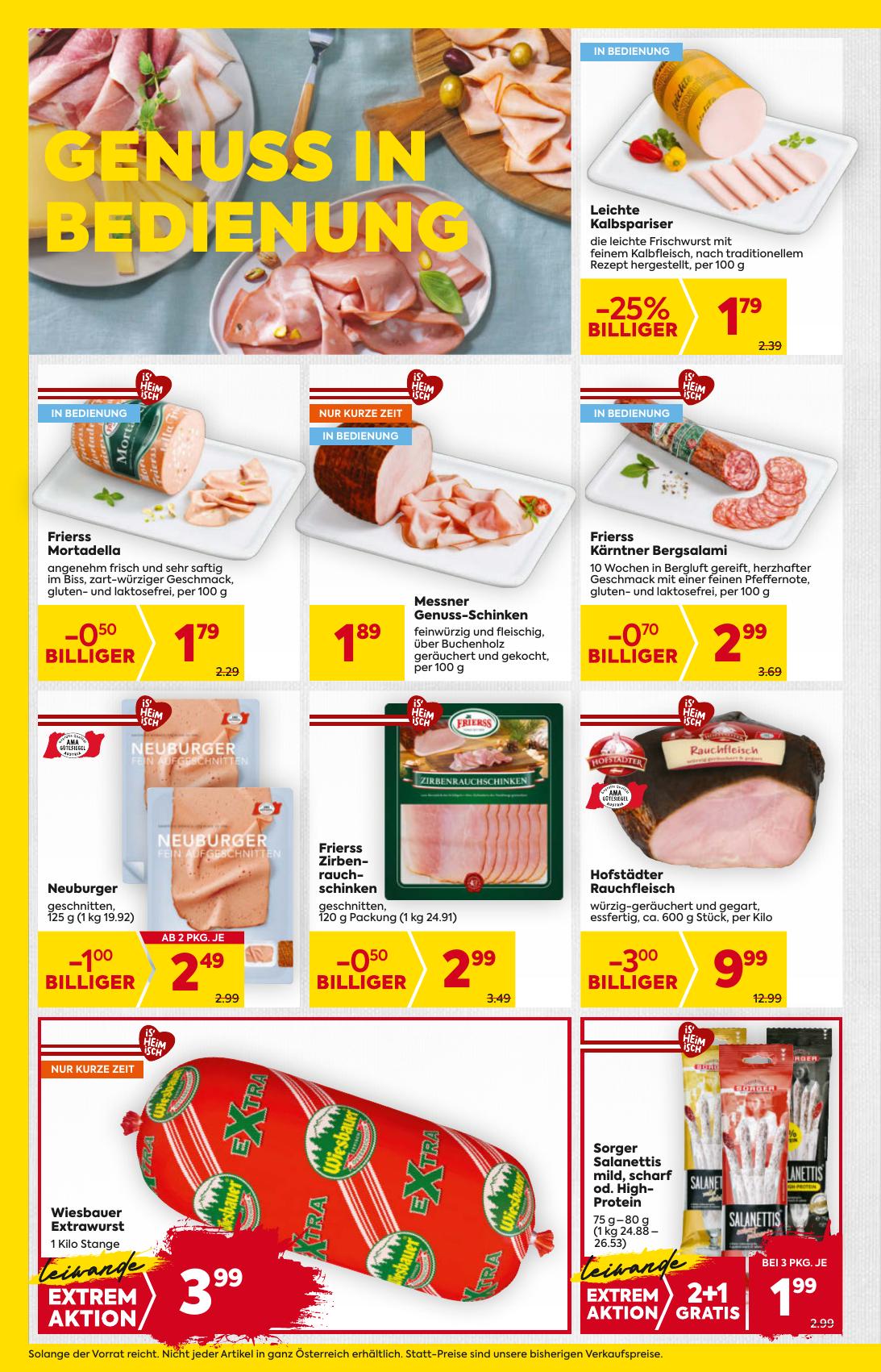 Billa flyer page
