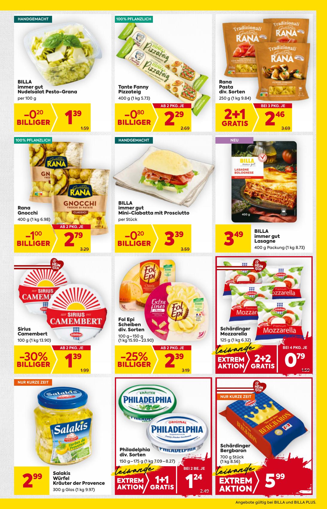 Billa flyer page