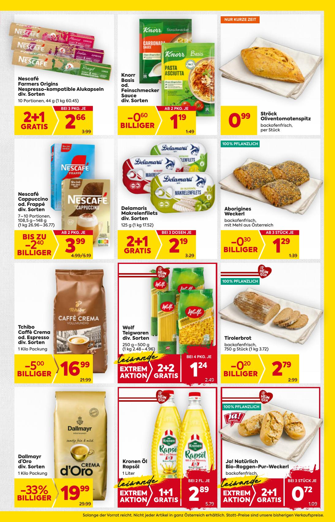 Billa flyer page
