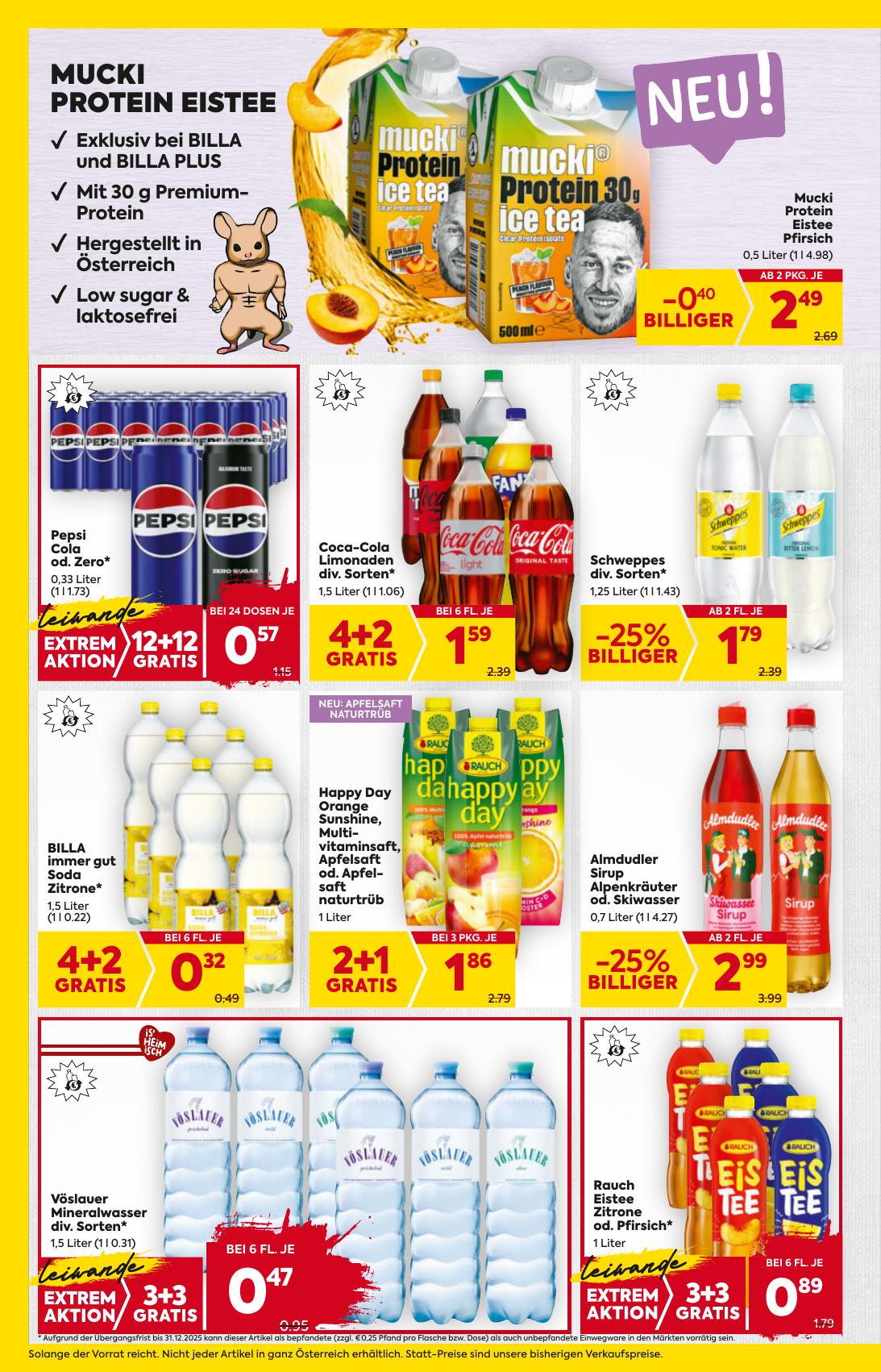 Billa flyer page
