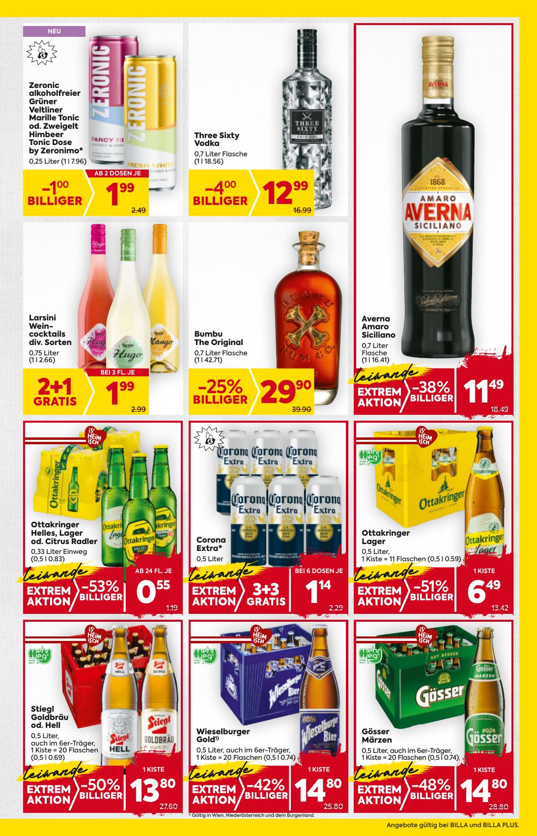 Billa flyer page