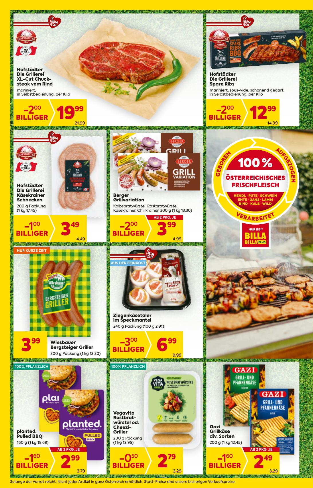 Billa flyer page