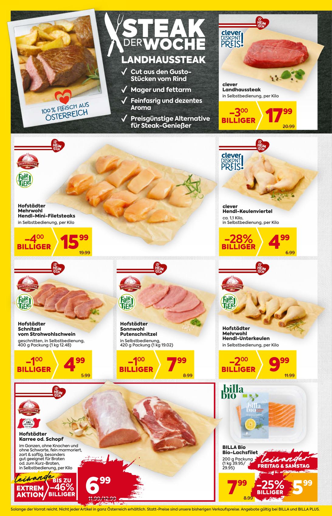 Billa flyer page