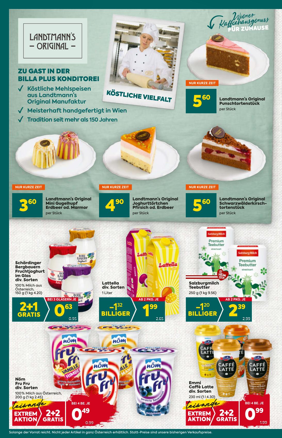 Billa Plus flyer page