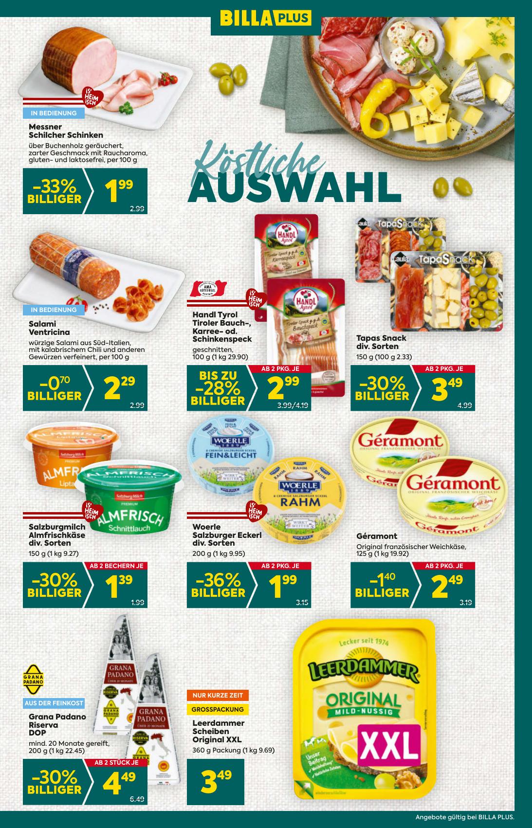 Billa Plus flyer page