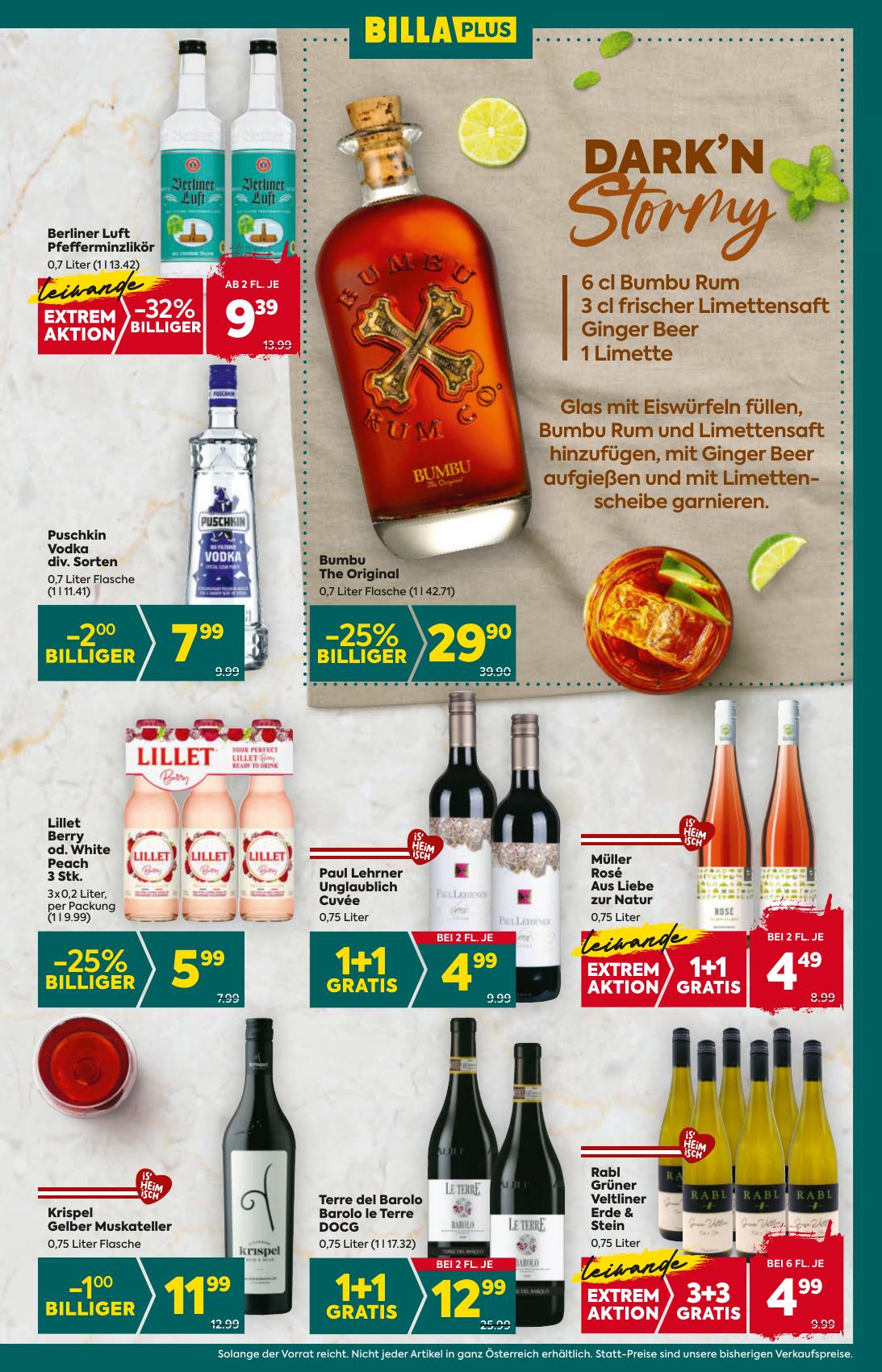 Billa Plus flyer page