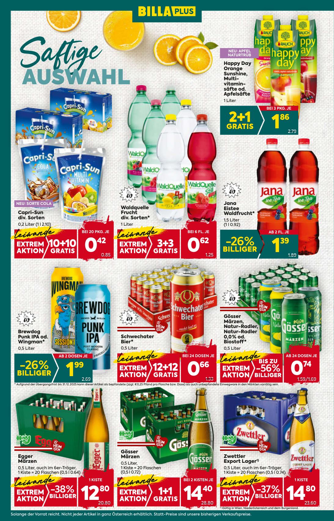 Billa Plus flyer page
