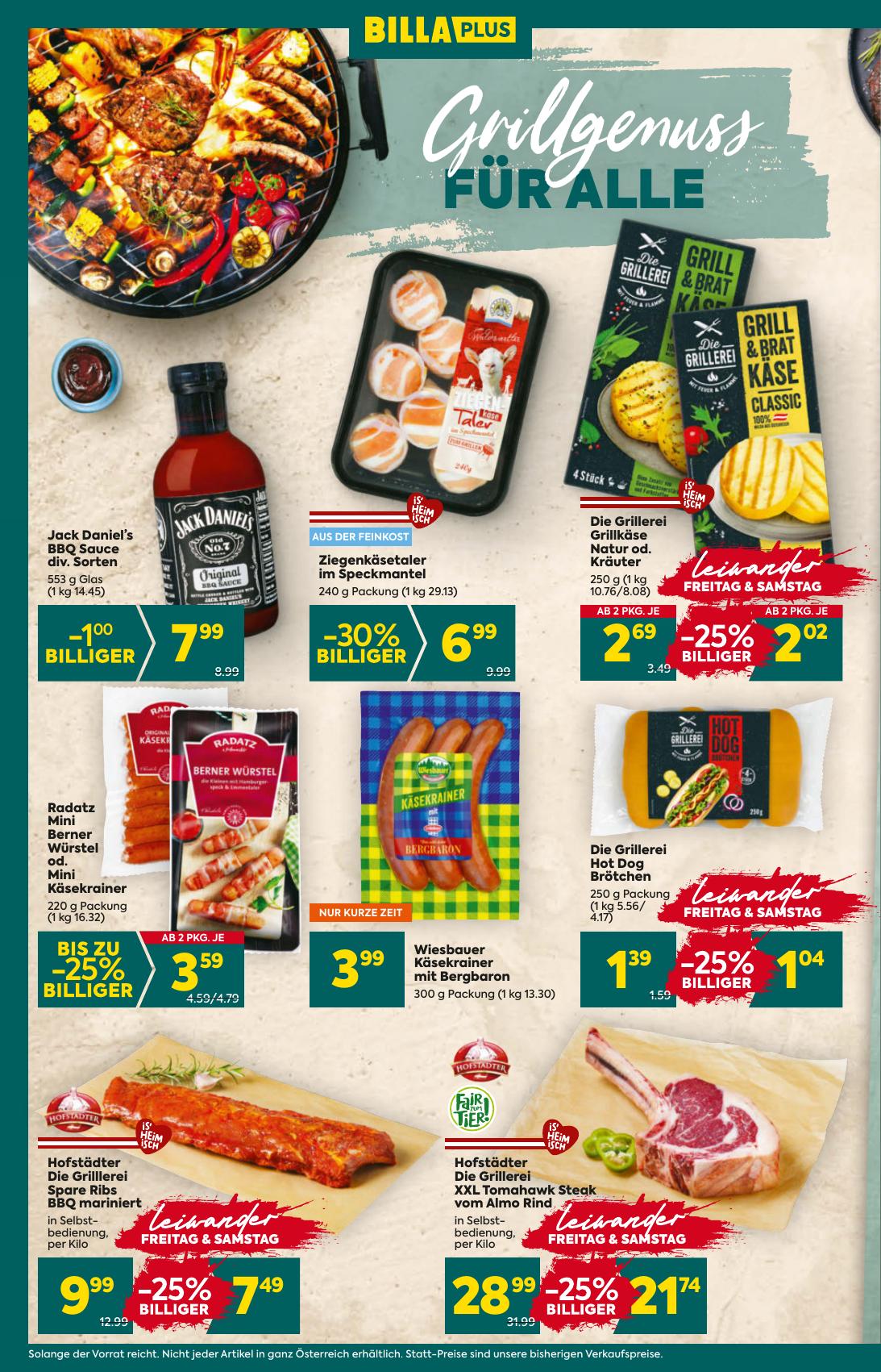 Billa Plus flyer page
