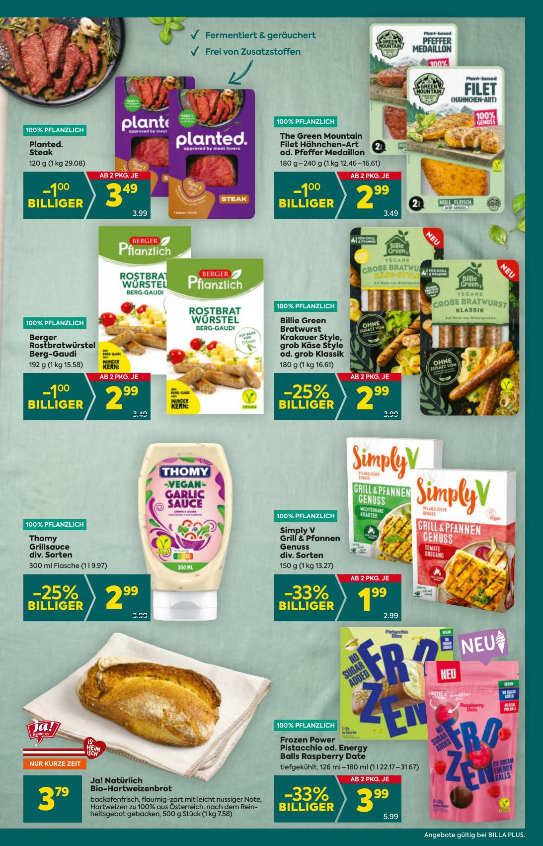 Billa Plus flyer page