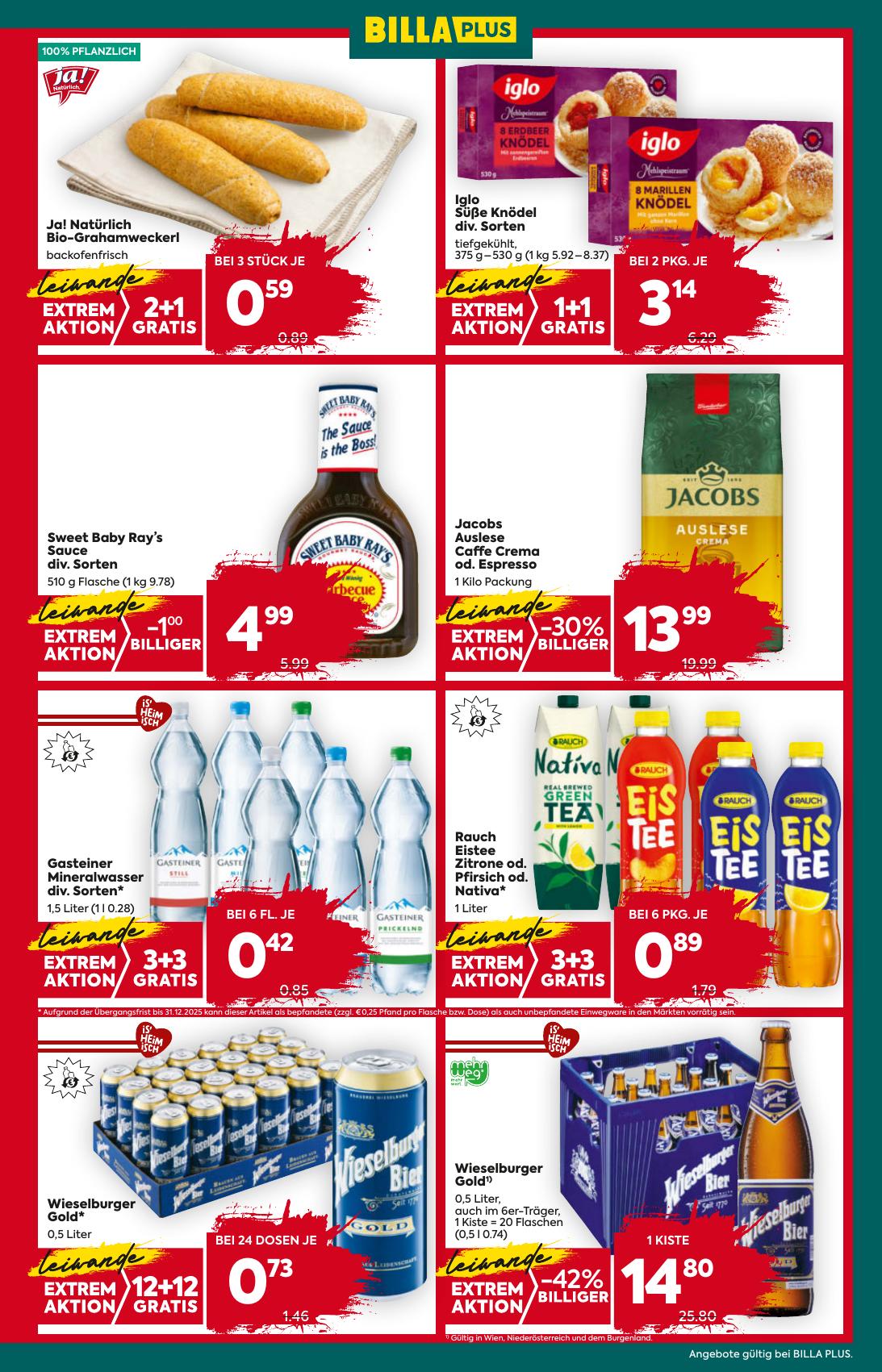 Billa Plus flyer page