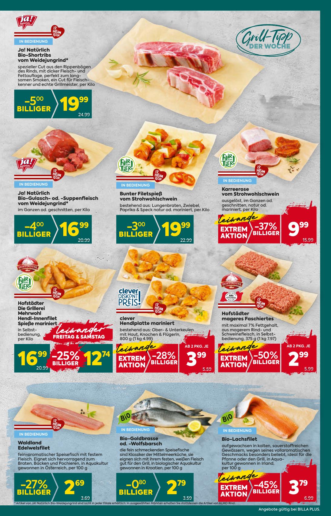 Billa Plus flyer page