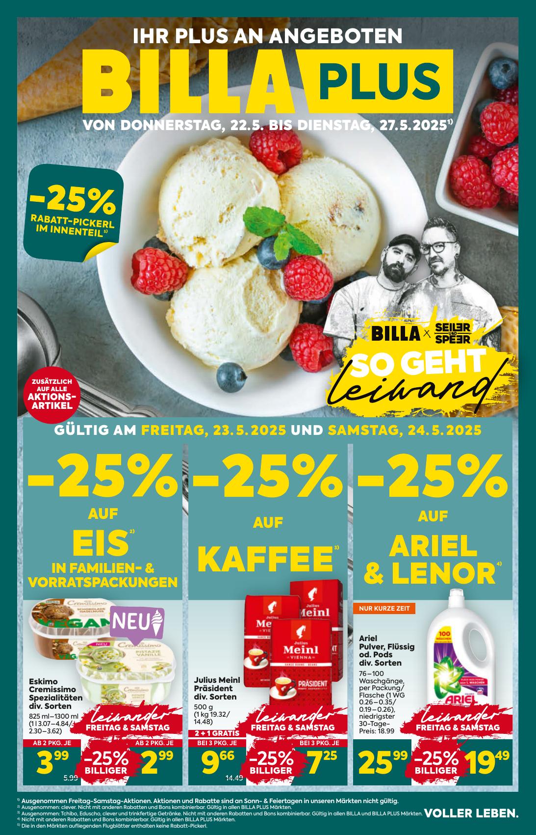 Billa Plus flyer page