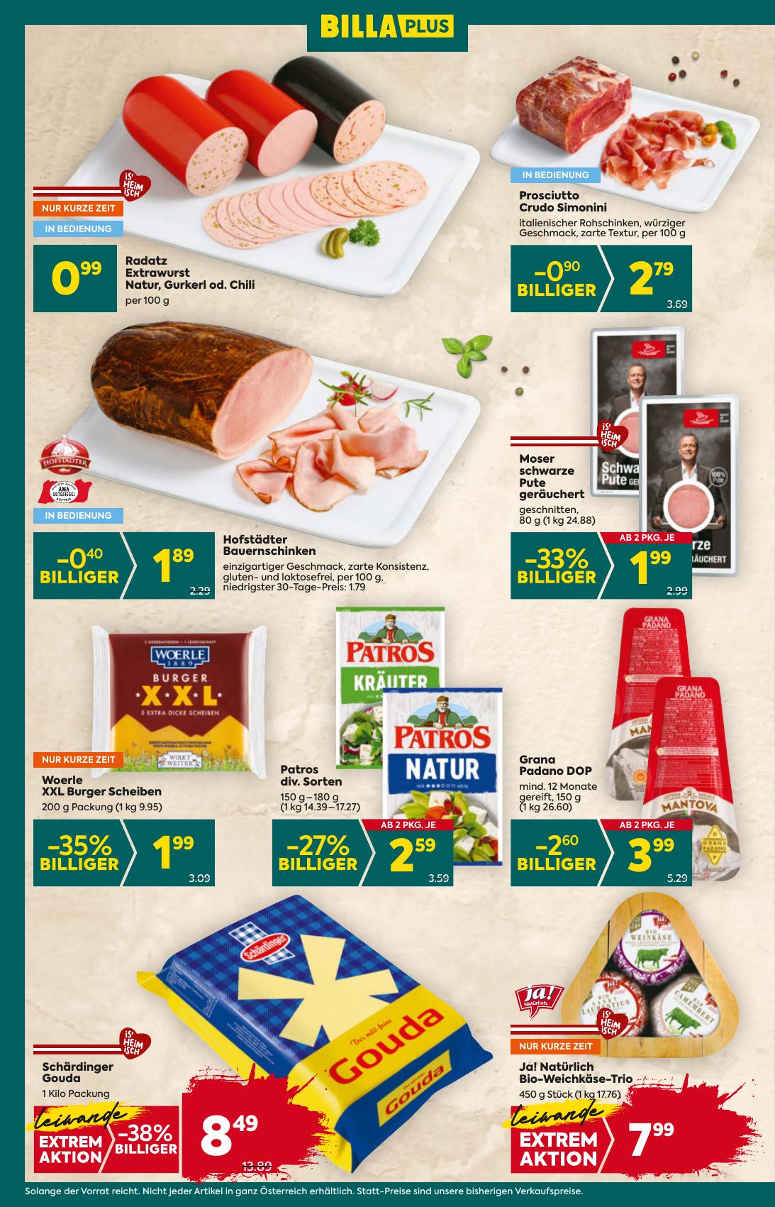 Billa Plus flyer page