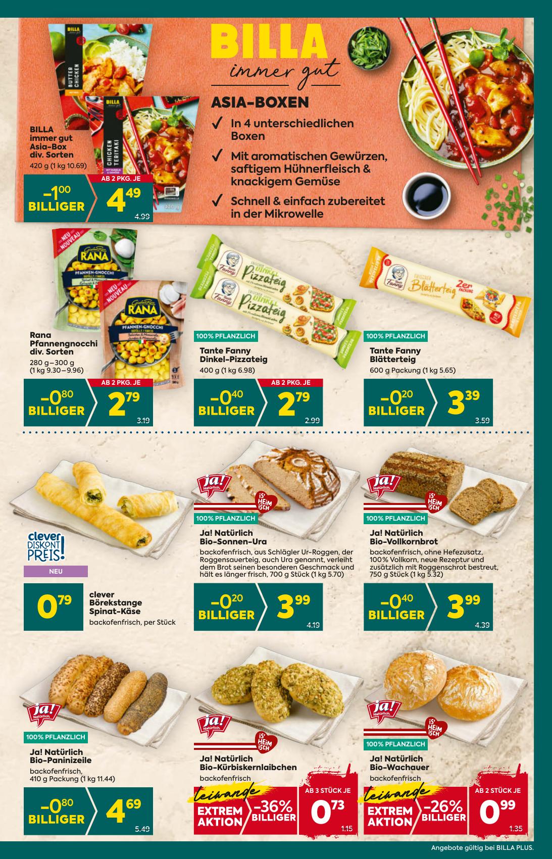 Billa Plus flyer page