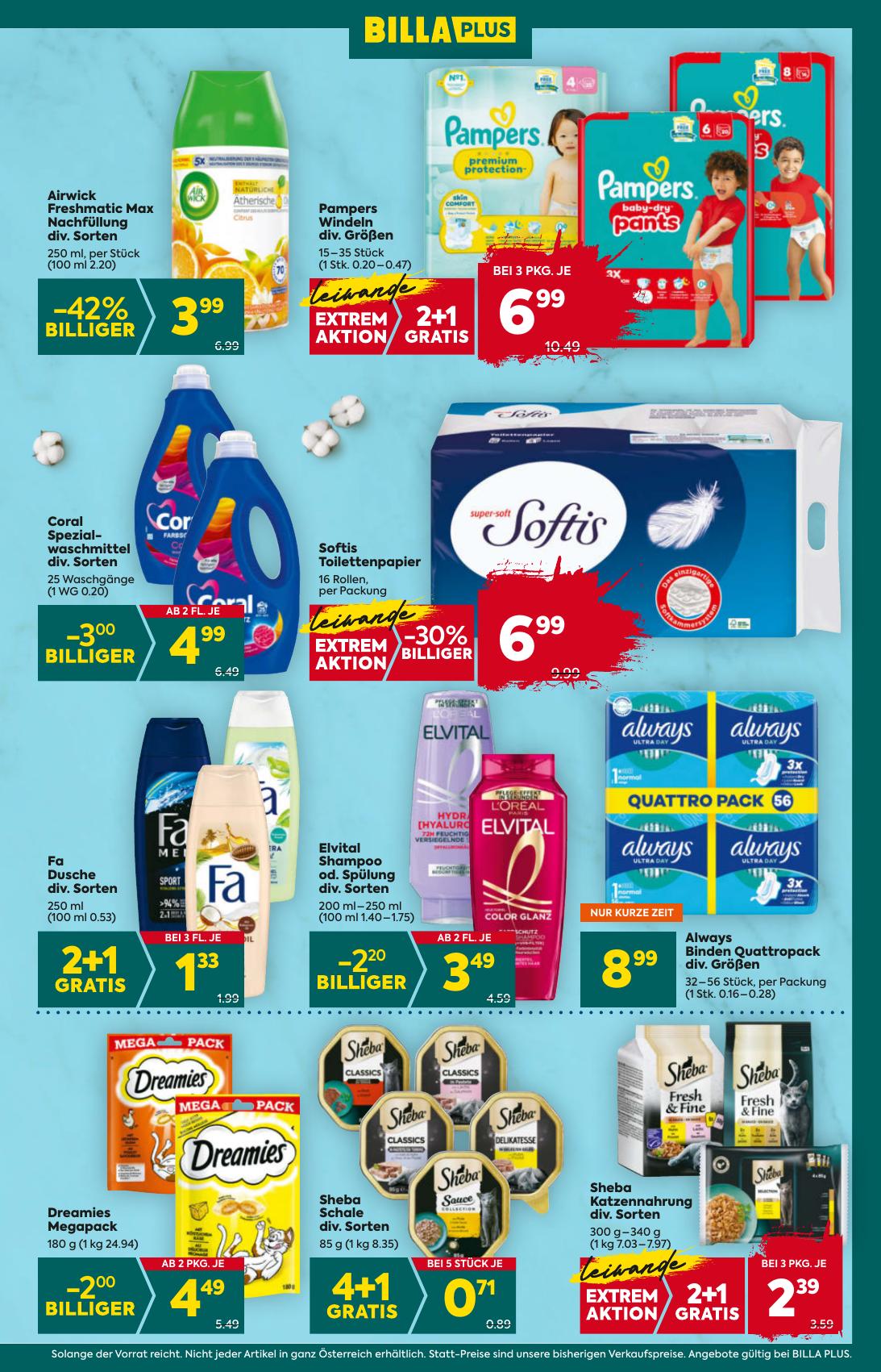 Billa Plus flyer page