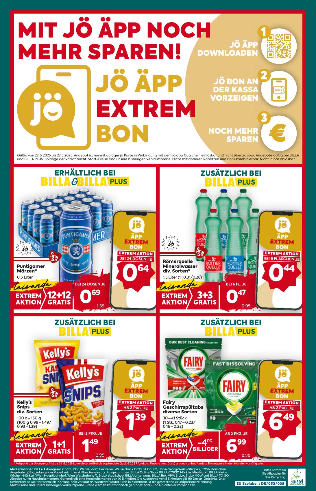 Billa Plus flyer page