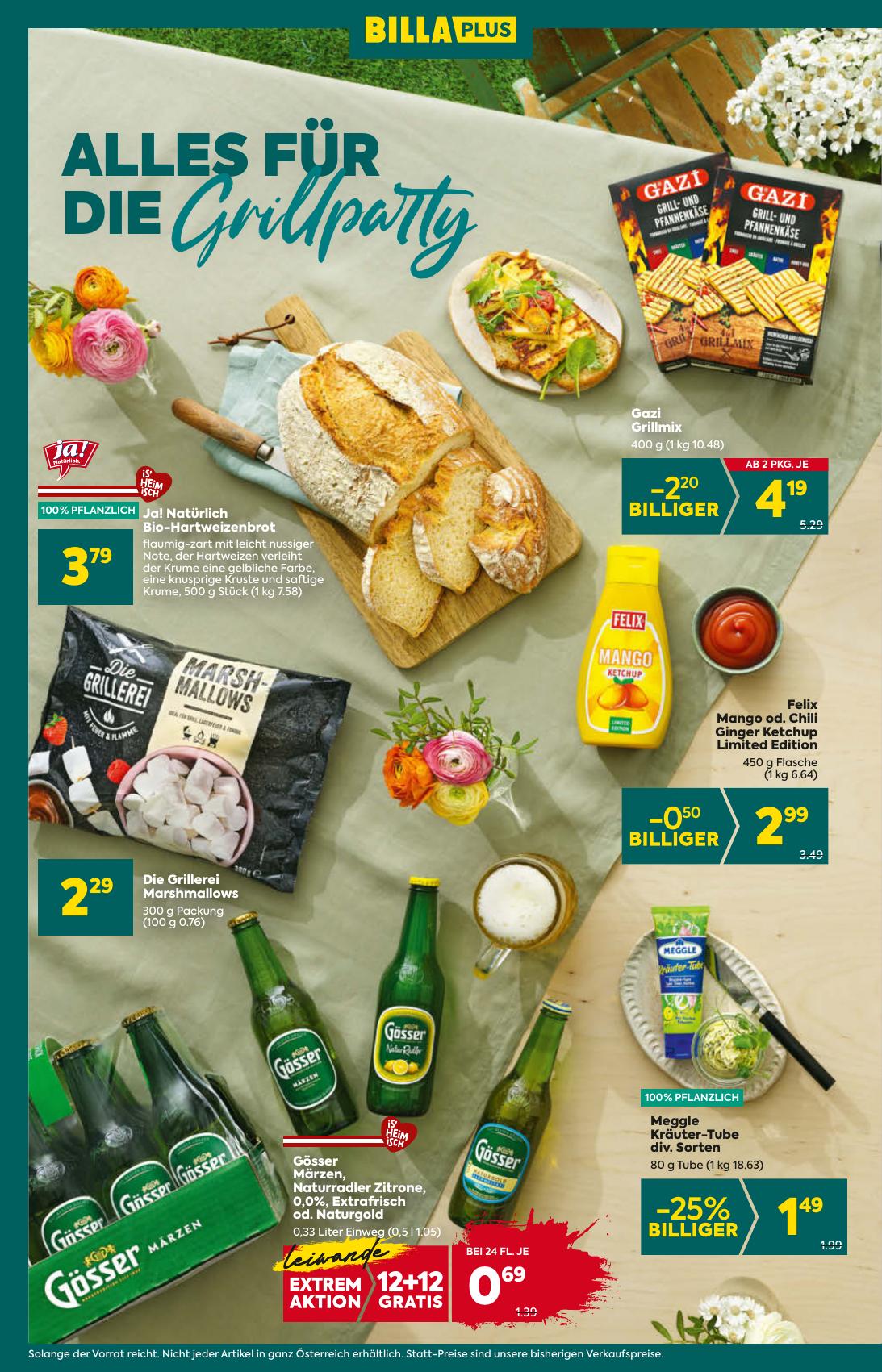 Billa Plus flyer page
