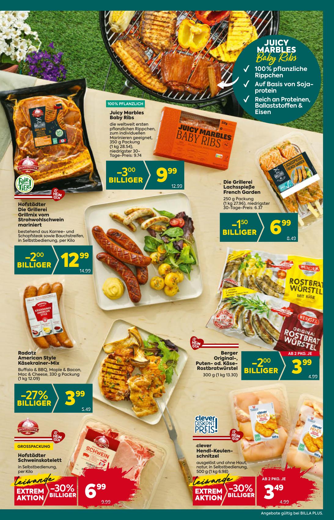 Billa Plus flyer page