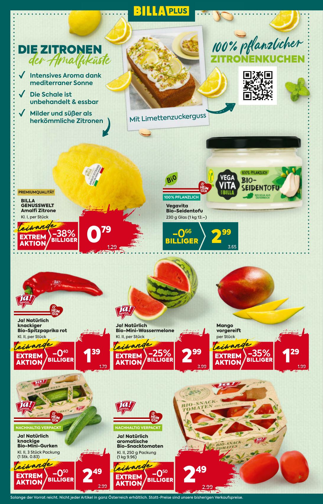 Billa Plus flyer page