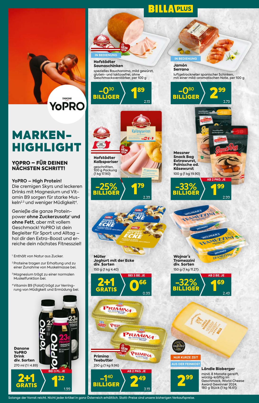 Billa Plus flyer page