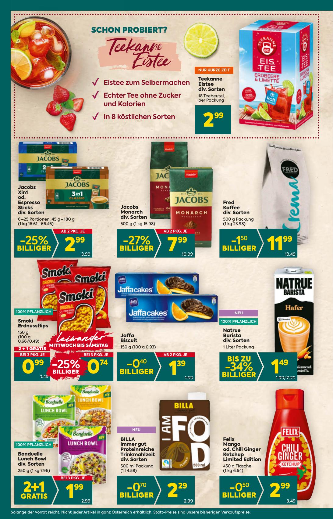 Billa Plus flyer page