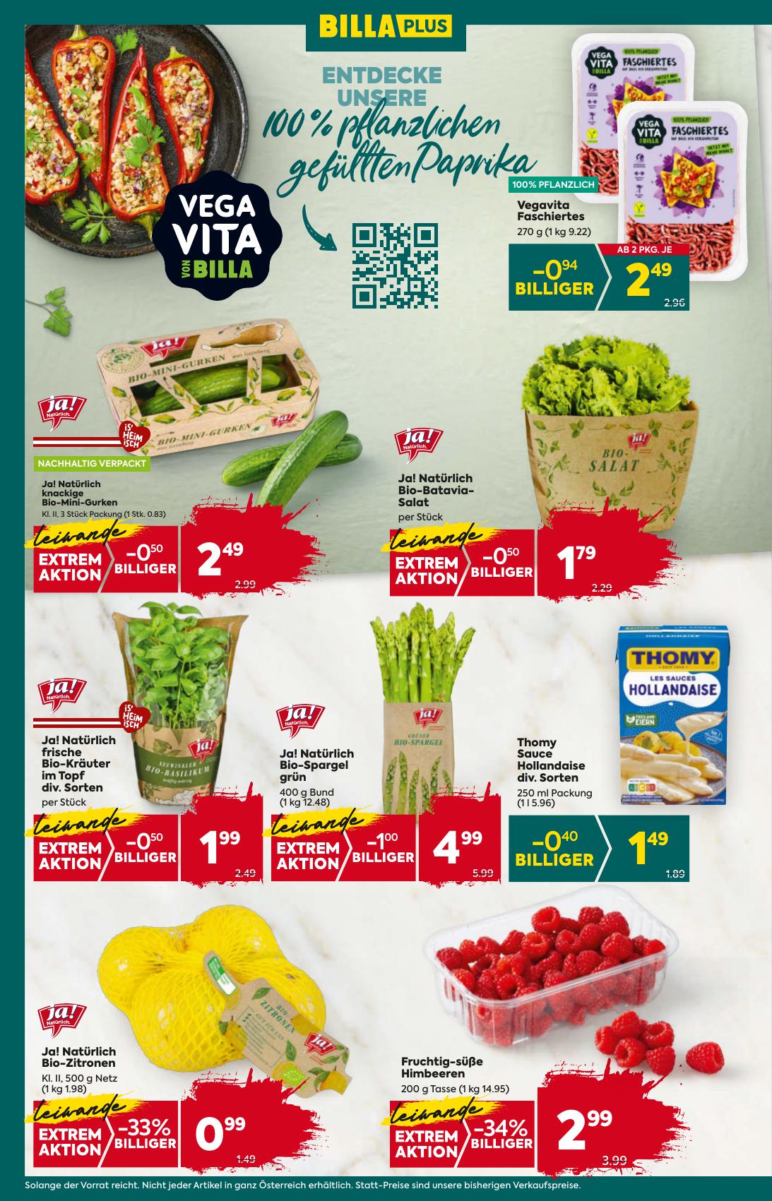 Billa Plus flyer page