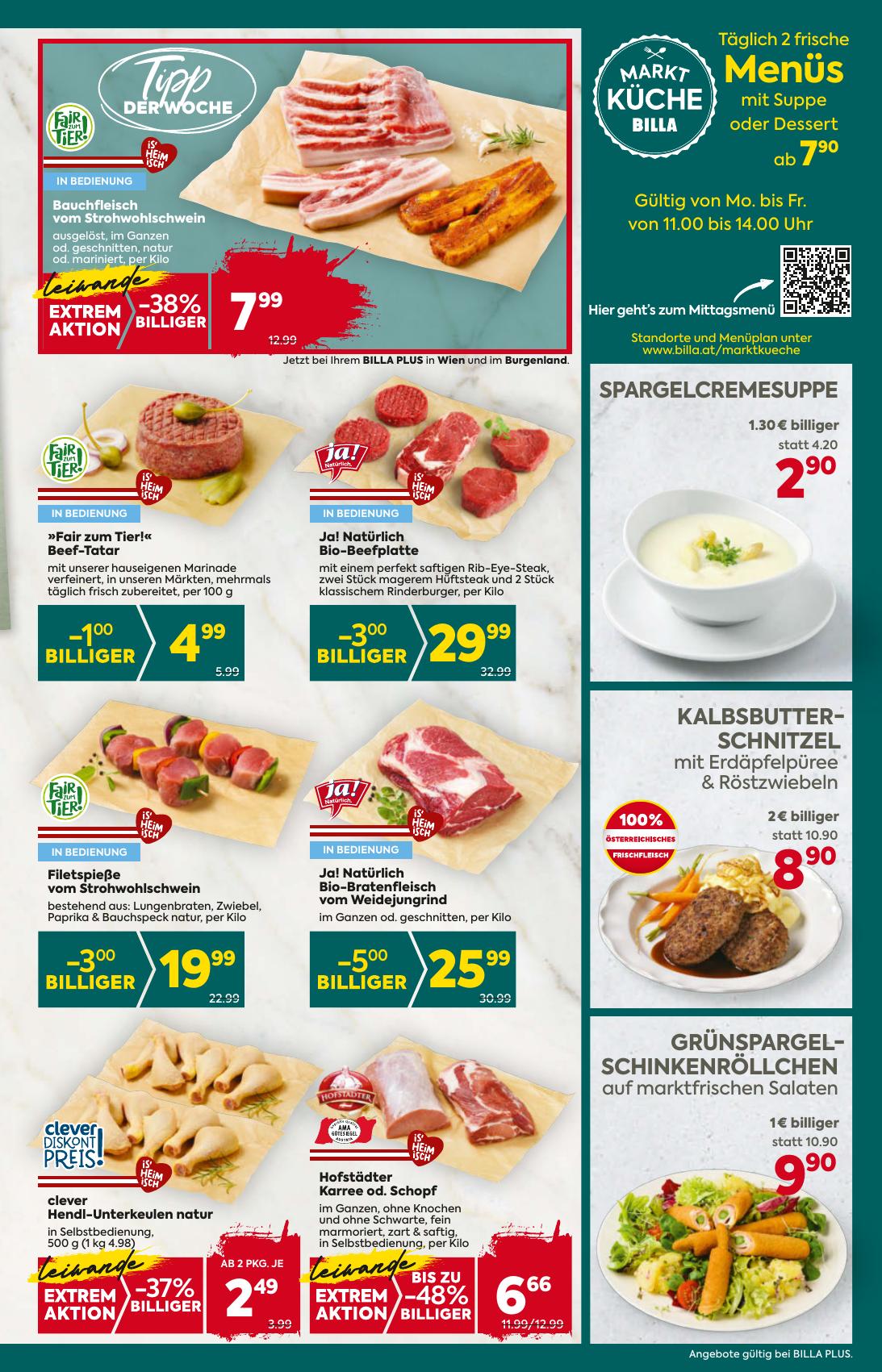 Billa Plus flyer page