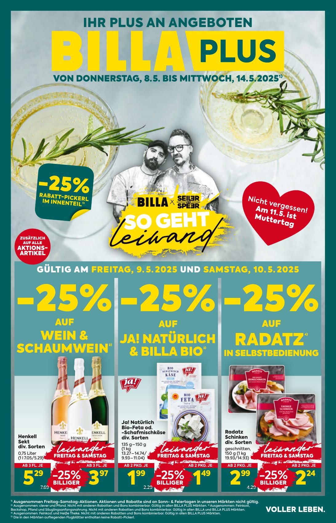 Billa Plus flyer page