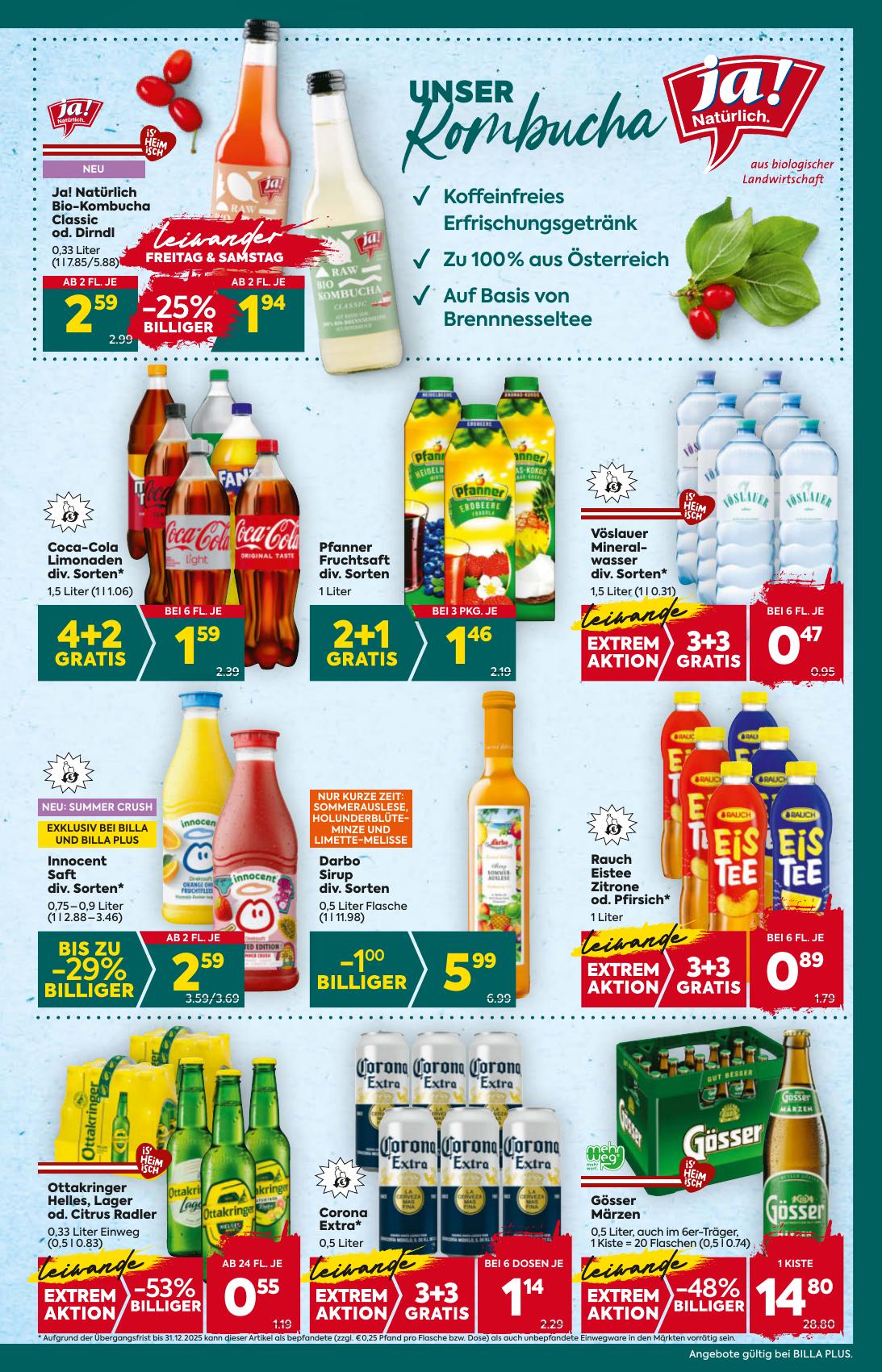 Billa Plus flyer page